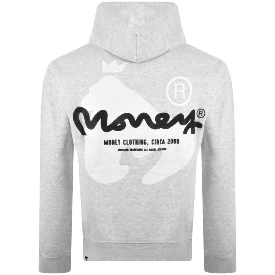 Grey money hoodie on sale